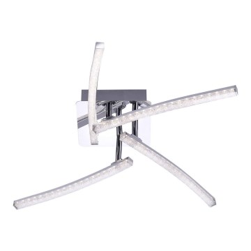 Leuchten Direkt 11291-17 - Пристельова LED люстра SIMON 4xLED/3W/230V блискучий хром