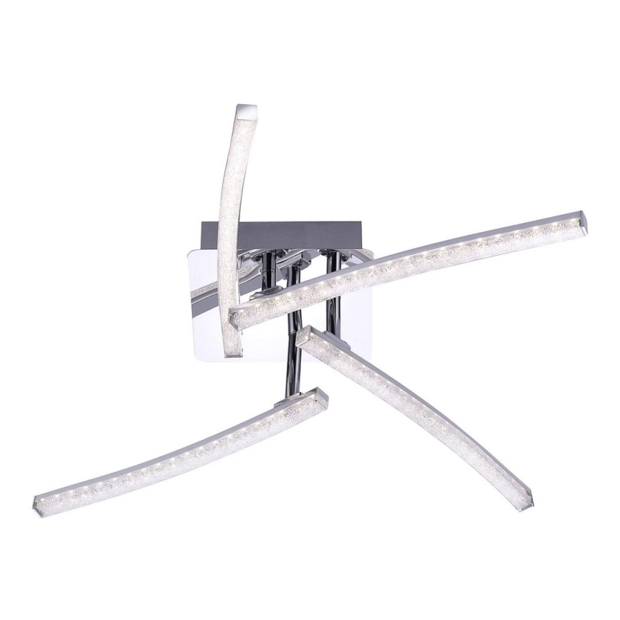 Leuchten Direkt 11291-17 - Светодиодная поверхностно-монтируемая люстра SIMON 4xLED/3W/230V блестящий хром