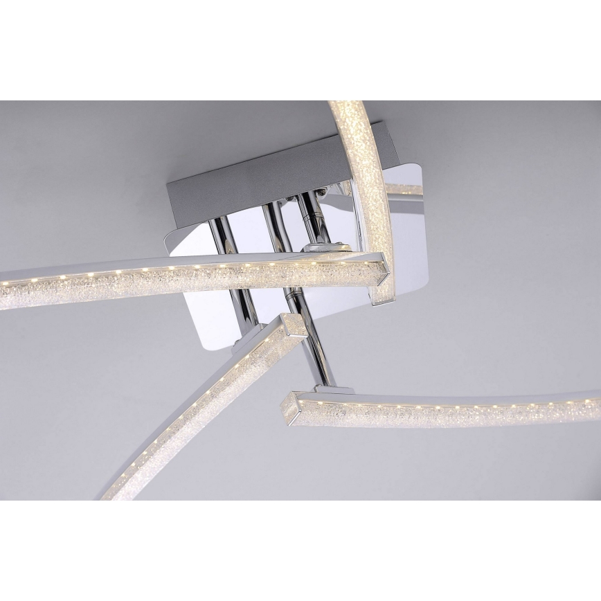 Leuchten Direkt 11291-17 - Светодиодная поверхностно-монтируемая люстра SIMON 4xLED/3W/230V блестящий хром