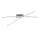 Leuchten Direkt 11292-17 - Светодиодная поверхностно-монтируемая люстра SIMON 2xLED/8W/230V блестящий хром