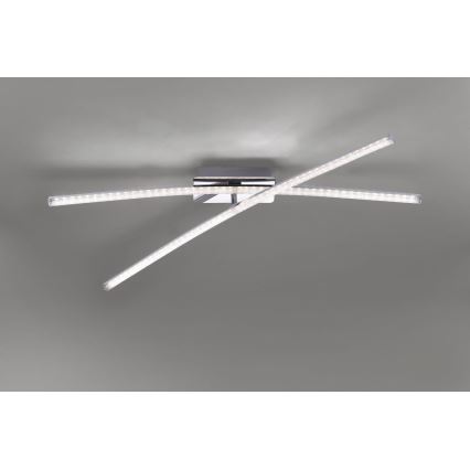 Leuchten Direkt 11292-17 - Светодиодная поверхностно-монтируемая люстра SIMON 2xLED/8W/230V блестящий хром