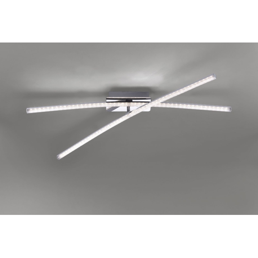 Leuchten Direkt 11292-17 - Светодиодная поверхностно-монтируемая люстра SIMON 2xLED/8W/230V блестящий хром
