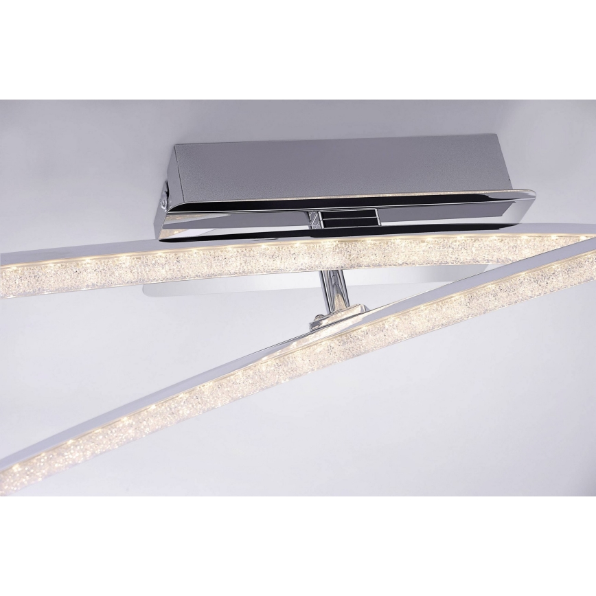 Leuchten Direkt 11292-17 - Светодиодная поверхностно-монтируемая люстра SIMON 2xLED/8W/230V блестящий хром