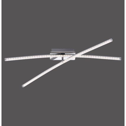 Leuchten Direkt 11292-17 - Светодиодная поверхностно-монтируемая люстра SIMON 2xLED/8W/230V блестящий хром