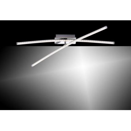 Leuchten Direkt 11292-17 - Светодиодная поверхностно-монтируемая люстра SIMON 2xLED/8W/230V блестящий хром