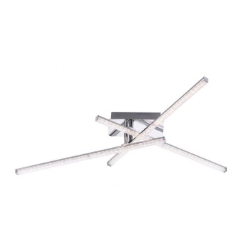 Leuchten Direkt 11293-17 - Пристельова LED люстра SIMON 3xLED/5W/230V блискучий хром