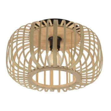 Leuchten Direkt 11412-79 - Накладна люстра RACOON 1xE27/40W/230V діаметром 40 см, бамбук