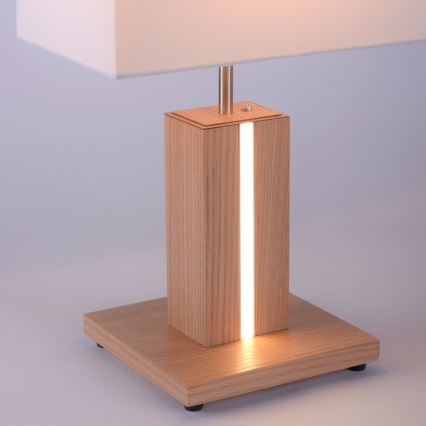 Leuchten Direkt 11421-78 - диммируемая светодиодная настольная лампа AMANDA 1xE27/40 Вт/230 В + LED/5 Вт