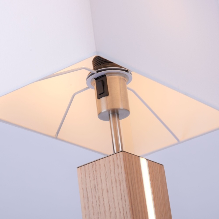 Leuchten Direkt 11421-78 - диммируемая светодиодная настольная лампа AMANDA 1xE27/40 Вт/230 В + LED/5 Вт