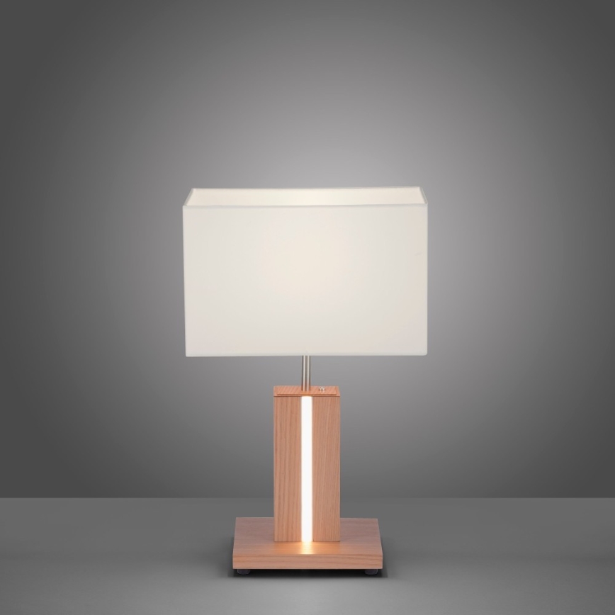 Leuchten Direkt 11421-78 - Настільна LED лампа з регулюванням яскравості AMANDA 1xE27/40W/230V + 1xLED/5W