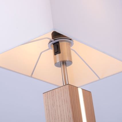 Leuchten Direkt 11421-78 - Настільна LED лампа з регулюванням яскравості AMANDA 1xE27/40W/230V + 1xLED/5W