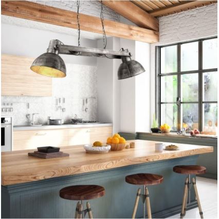 Leuchten Direkt 11483-77 - Люстра на тросе SAMIA 2xE27/25W/230V