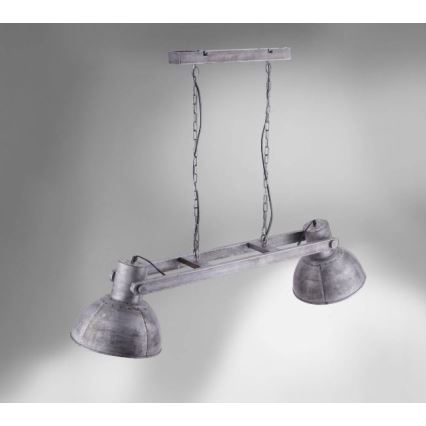 Leuchten Direkt 11483-77 - Люстра на тросе SAMIA 2xE27/25W/230V
