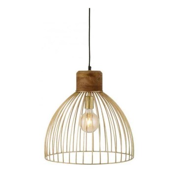 Leuchten Direkt 11489-60 - Підвісна люстра ALAMI 1xE27/25W/230V дерево манго