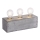 Leuchten Direkt 11498-77 - Настольная лампа SAMIA 3xE27/25W/230V