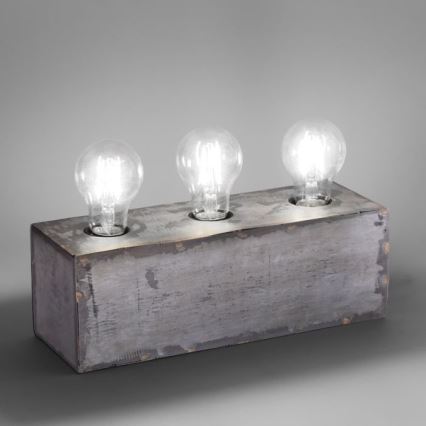 Leuchten Direkt 11498-77 - Настольная лампа SAMIA 3xE27/25W/230V