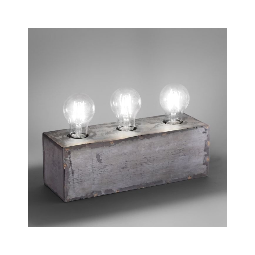 Leuchten Direkt 11498-77 - Настольная лампа SAMIA 3xE27/25W/230V