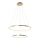 Leuchten Direkt 11525-12 - Светодиодная подвесная люстра CIRCLE 1xLED/18,5W/230V + LED/23,5W