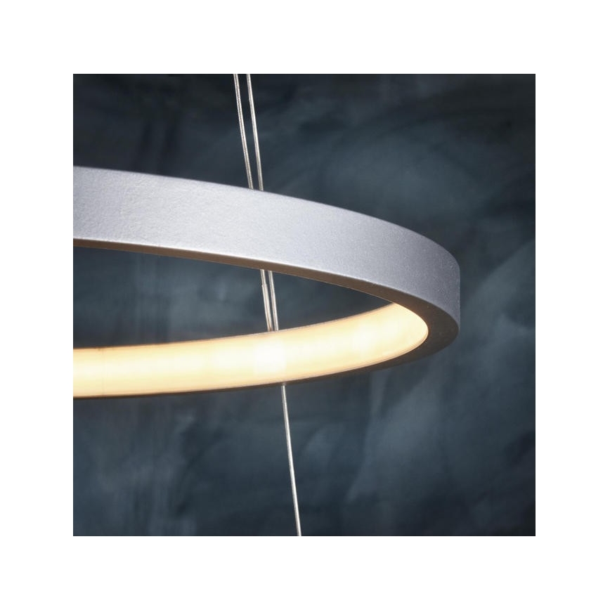 Leuchten Direkt 11525-21 - Светодиодная подвесная люстра CIRCLE 1xLED/15W/230V + LED/25W