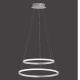 Leuchten Direkt 11525-21 - Светодиодная подвесная люстра CIRCLE 1xLED/15W/230V + LED/25W