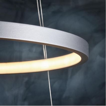 Leuchten Direkt 11525-21 - Світлодіодна підвісна люстра CIRCLE 1xLED/15W/230V + LED/25W