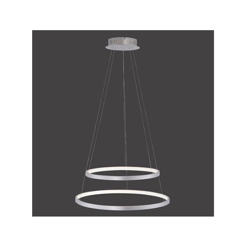 Leuchten Direkt 11525-21 - Світлодіодна підвісна люстра CIRCLE 1xLED/15W/230V + LED/25W