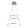 Leuchten Direkt 11526-55 - Светодиодная подвесная люстра с регулированием яркости CIRCLE 1xLED/13,5W/230V + LED/19,5W + LED/24W