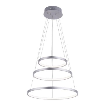Leuchten Direkt 11526-55 - Світлодіодна регульована люстра на тросовому підвісі CIRCLE LED/13,5W/230V + LED/19,5W + LED/24W