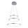 Leuchten Direkt 11526-55 - Світлодіодна підвісна люстра з регульованою яскравістю CIRCLE 1xLED/13,5W/230V + LED/19,5W + LED/24W