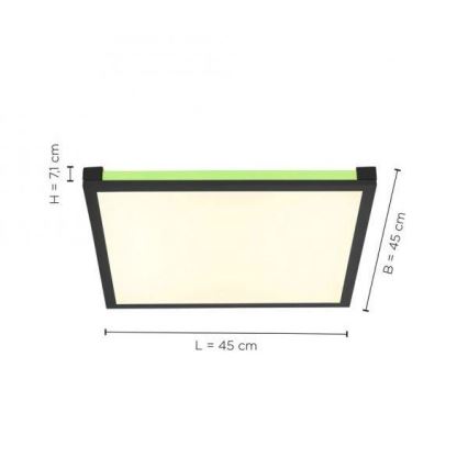 Leuchten Direkt 11621-18 - Стельовий LED RGB світильник з регулюванням яскравості MARIO LED/24W/230V 2700-5000K + ДК