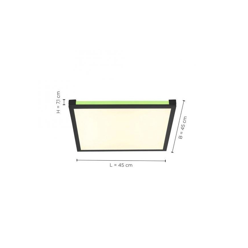 Leuchten Direkt 11621-18 - Стельовий LED RGB світильник з регулюванням яскравості MARIO LED/24W/230V 2700-5000K + ДК