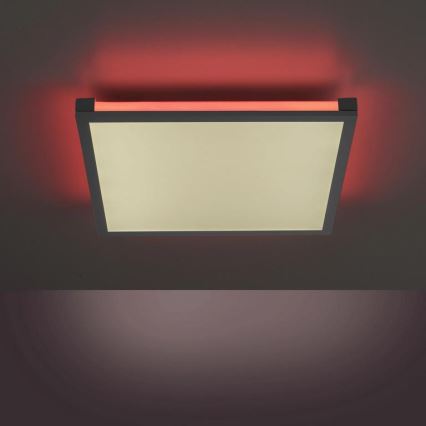 Leuchten Direkt 11621-18 - Светодиодный потолочный RGB-светильник с регулированием яркости MARIO LED/24W/230V 2700-5000K + пульт ДУ