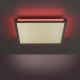 Leuchten Direkt 11621-18 - Светодиодный потолочный RGB-светильник с регулированием яркости MARIO LED/24W/230V 2700-5000K + пульт ДУ
