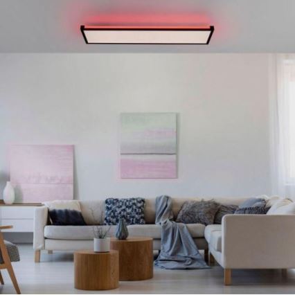 Leuchten Direkt 11622-18 - Стельовий LED RGB світильник з регулюванням яскравості MARIO LED/29W/230V 2700-5000K + дистанційне керування