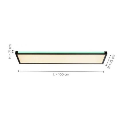 Leuchten Direkt 11622-18 - Стельовий LED RGB світильник з регулюванням яскравості MARIO LED/29W/230V 2700-5000K + дистанційне керування