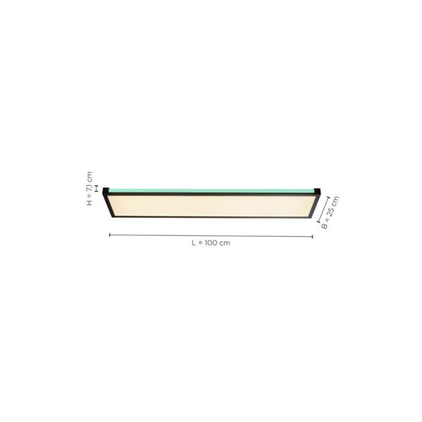 Leuchten Direkt 11622-18 - Светодиодный потолочный RGB-светильник с регулированием яркости MARIO LED/29W/230V 2700-5000K + дистанционное управление