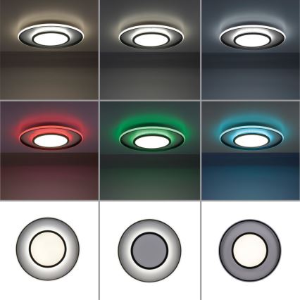 Leuchten Direkt 11627-18 - LED RGB Світильник з регулюванням яскравості ARENDA LED/31W/230V 2700-5000K + дистанційне керування