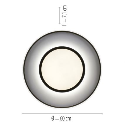 Leuchten Direkt 11627-18 - LED RGB Світильник з регулюванням яскравості ARENDA LED/31W/230V 2700-5000K + дистанційне керування