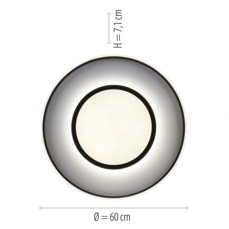 Leuchten Direkt 11627-18 - LED RGB Світильник з регулюванням яскравості ARENDA LED/31W/230V 2700-5000K + дистанційне керування