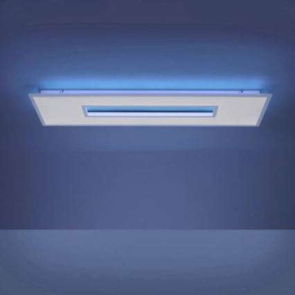 Leuchten Direkt 11646-16 - RGB LED стельовий світильник RECESS з регульованою яскравістю, LED/41W/230V + LED/7,5W + пульт дистанційного керування