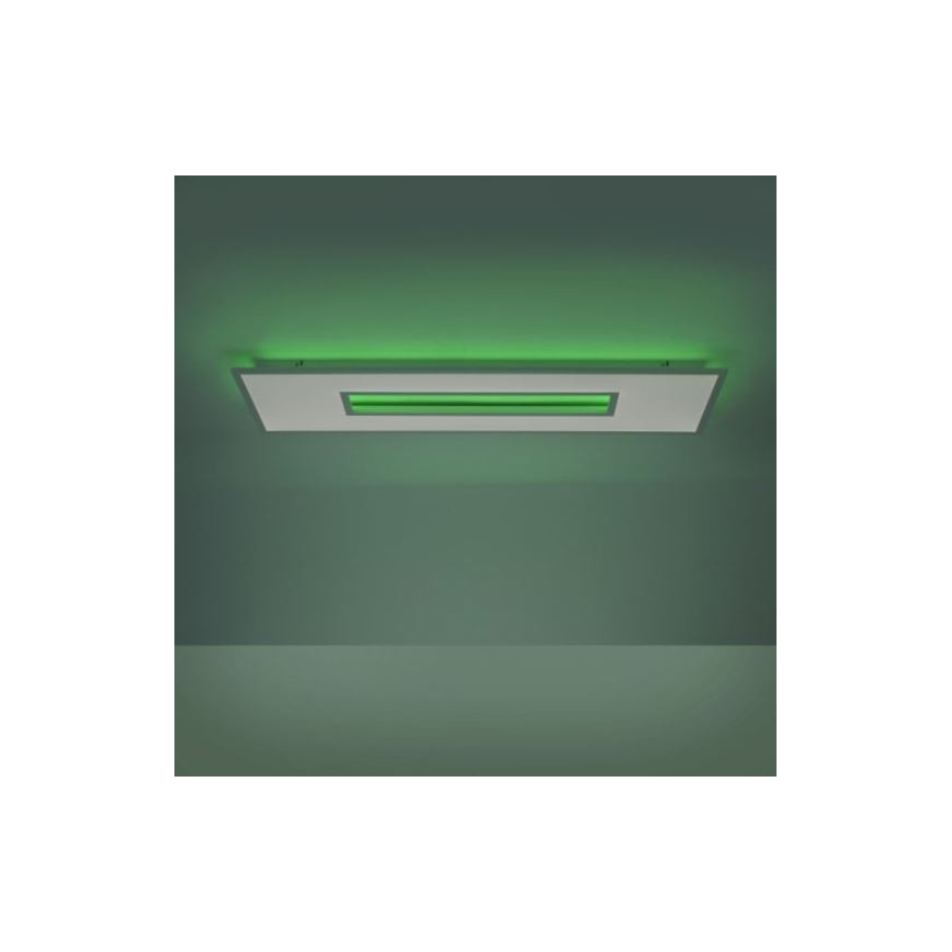 Leuchten Direkt 11646-16 - RGB LED стельовий світильник RECESS з регульованою яскравістю, LED/41W/230V + LED/7,5W + пульт дистанційного керування