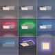 Leuchten Direkt 11663-16 - LED RGB стельовий світильник з регулюванням яскравості ARENDA LED/22W/230V + пульт дистанційного керування