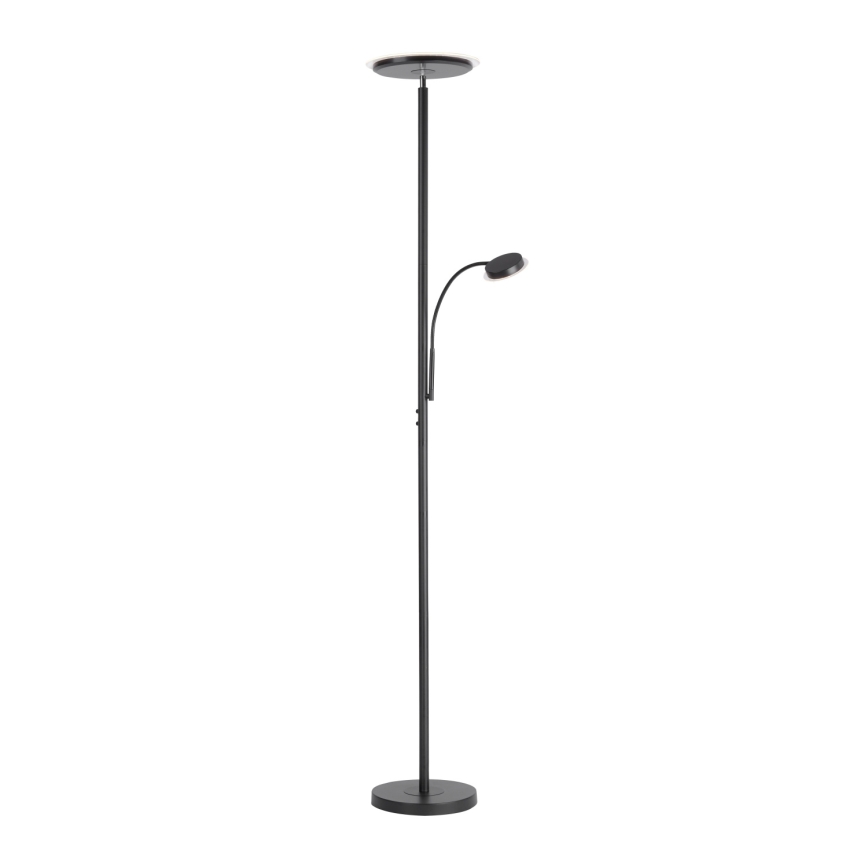 Leuchten Direkt 11709-18 - LED торшер з регулюванням яскравості HANS LED/22W/230V + LED/4W