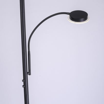 Leuchten Direkt 11709-18 - LED торшер з регулюванням яскравості HANS LED/22W/230V + LED/4W