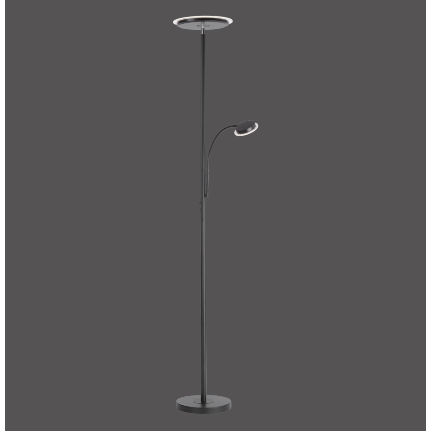 Leuchten Direkt 11709-18 - LED торшер з регулюванням яскравості HANS LED/22W/230V + LED/4W