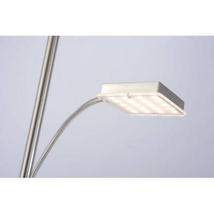 Leuchten Direkt 11710-55 - LED Димерний торшер HANS LED/22W/230V + LED/4W