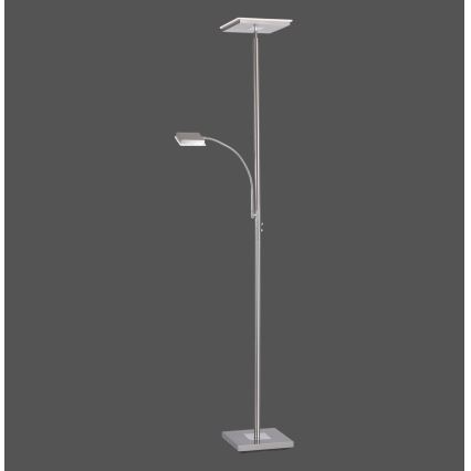 Leuchten Direkt 11710-55 - Светодиодный торшер с регулированием яркости HANS LED/22W/230V + LED/4W
