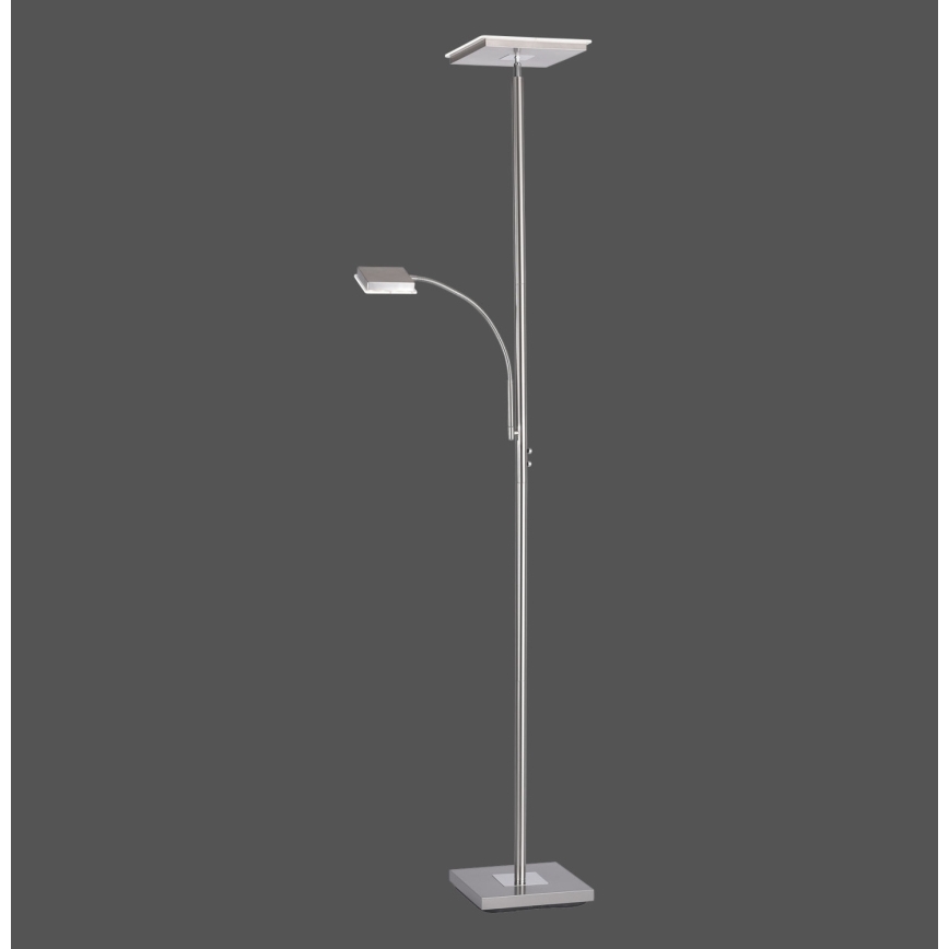 Leuchten Direkt 11710-55 - Светодиодный торшер с регулированием яркости HANS LED/22W/230V + LED/4W