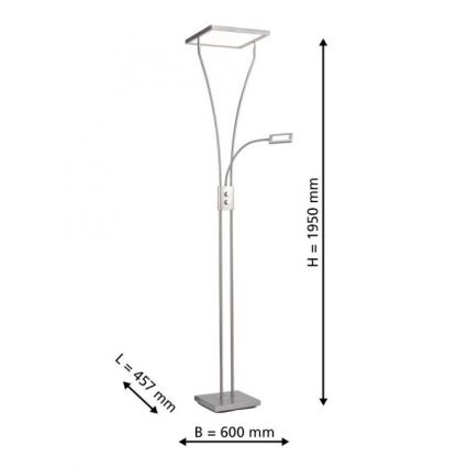 Leuchten Direkt 11722-55 - Диммируемый LED-светильник MARIAN LED/33,5W/230V + LED/3,6W