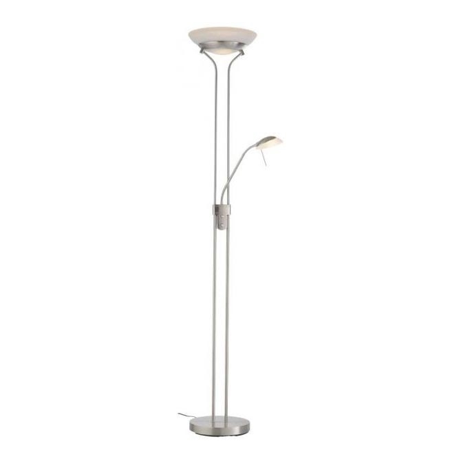 Leuchten Direkt 11730-55 - Светодиодный торшер с регулированием яркости ZAHARA LED/16W/230V + LED/5W